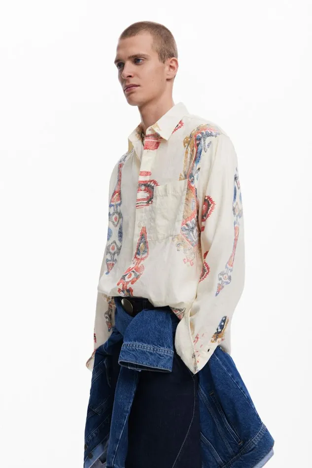 Shirts Men Desigual Shirt White