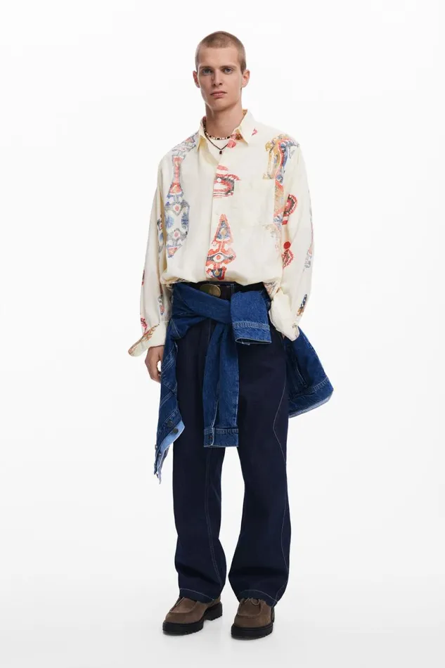 Shirts Men Desigual Shirt White
