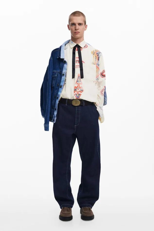 Shirts Men Desigual Shirt White