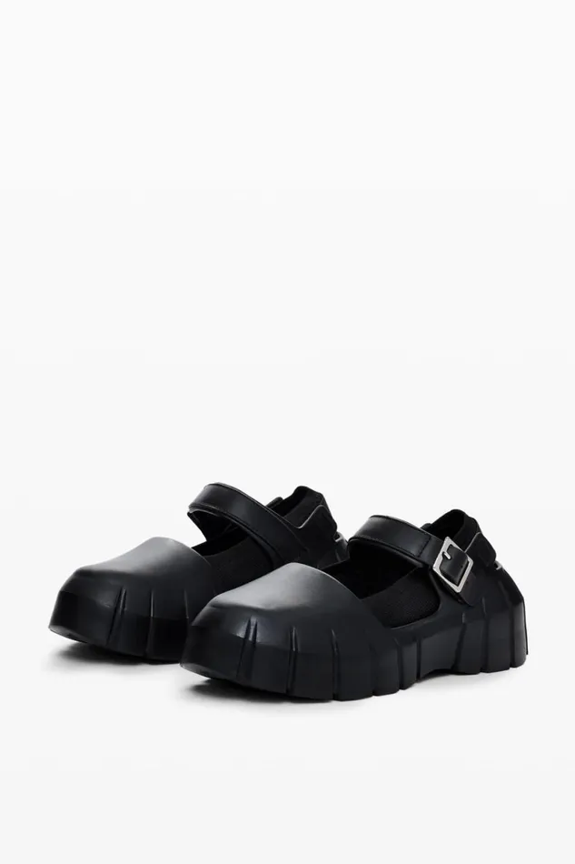 Shoes Women Desigual Ballet Flat With Side Release Closure Black