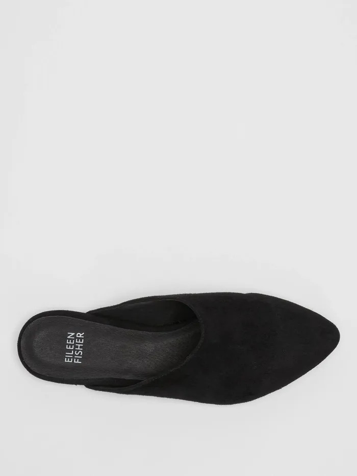 Shoes Women Eileen Fisher Blog Suede Mule Black