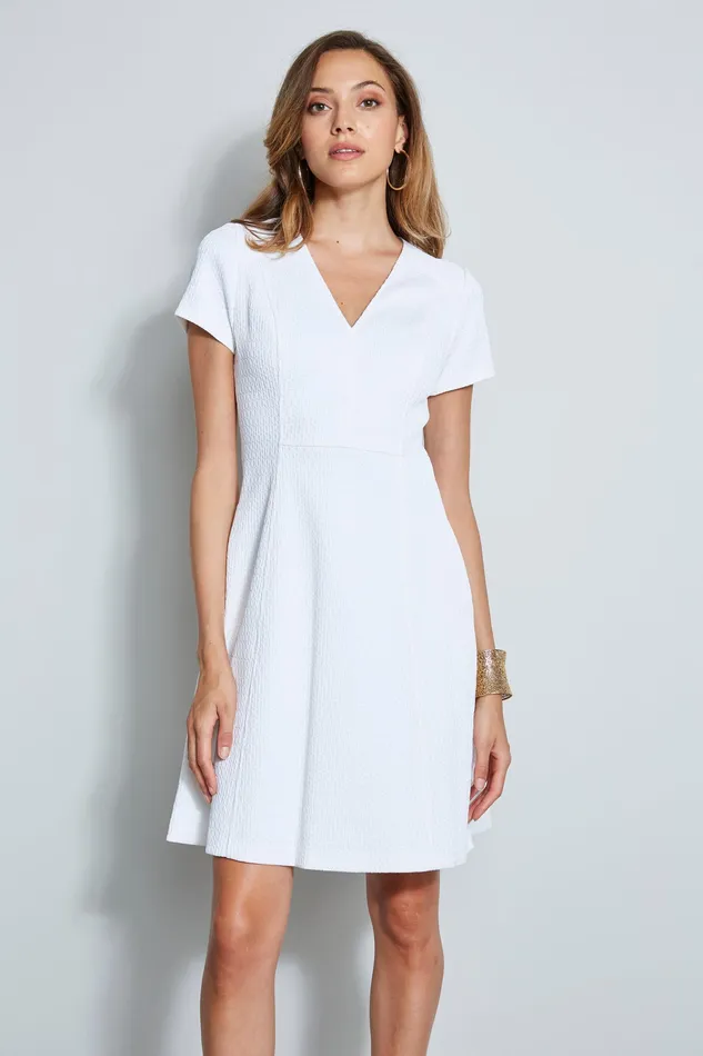 Short Dresses Women Elie Tahari Harley Dress White Short Dresses Women Elie Tahari Harley Dress White