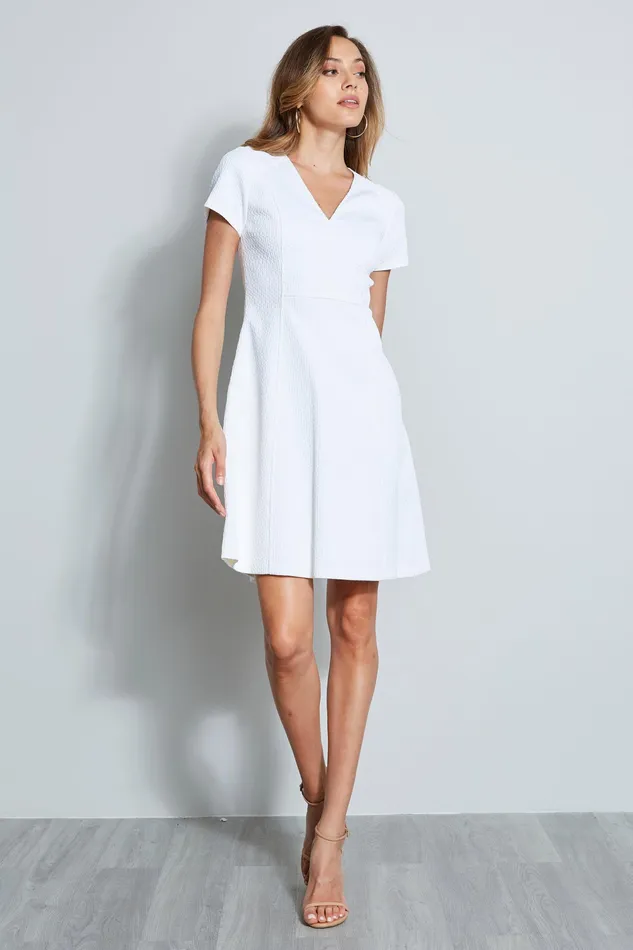 Short Dresses Women Elie Tahari Harley Dress White Short Dresses Women Elie Tahari Harley Dress White