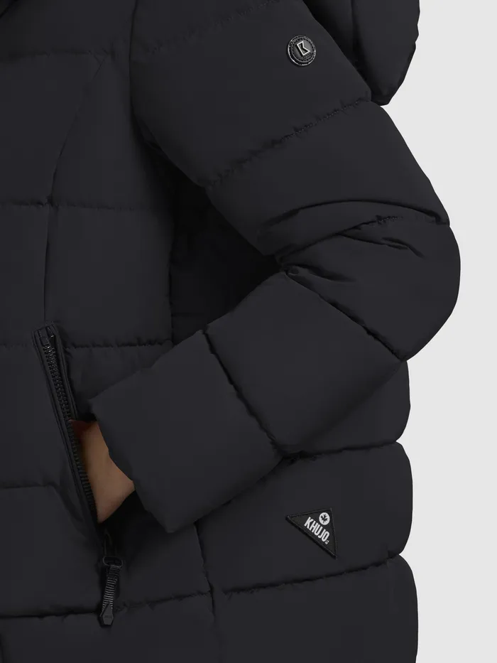Short Jackets Jacke Jacke CAMEA Schwarz Schwarz 8211 KHUJO Women