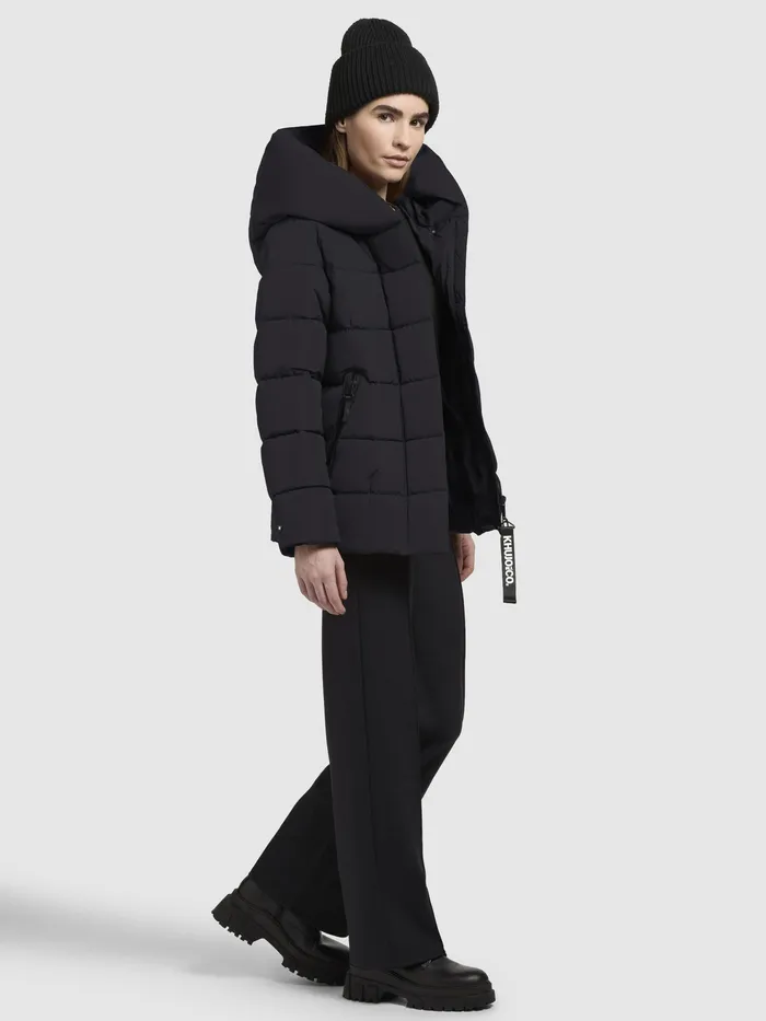 Short Jackets Jacke Jacke CAMEA Schwarz Schwarz 8211 KHUJO Women