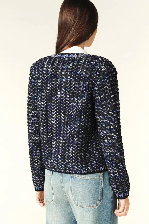 Short Knit Cardigan Beloni OffWhite Women Baandsh Sweaters and Cardigans