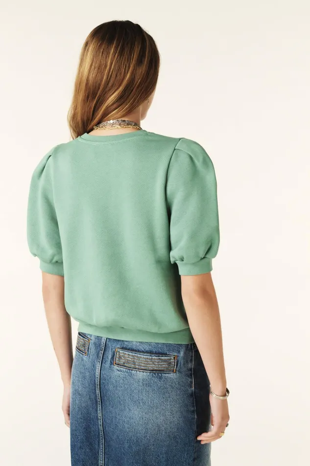 ShortSleeve Sweatshirt Tamar Green Women Baandsh Sweaters and Cardigans