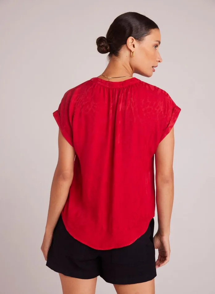 Short Sleeve Women Bella Dahl Cap Sleeve Henley 8211 Summer Rouge Short Sleeve Women Bella Dahl Cap Sleeve Henley 8211 Summer Rouge