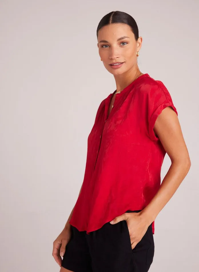 Short Sleeve Women Bella Dahl Cap Sleeve Henley 8211 Summer Rouge Short Sleeve Women Bella Dahl Cap Sleeve Henley 8211 Summer Rouge