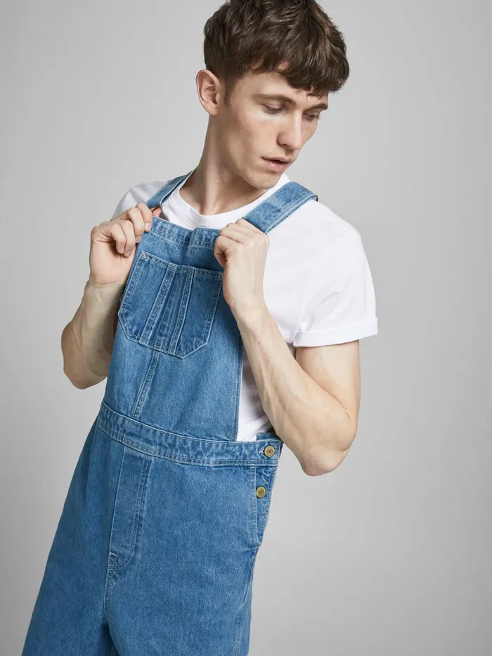 Shorts JACK and JONES Mens CHRIS AM 256 DUNGAREES Blue Blue Denim Gift 4 You