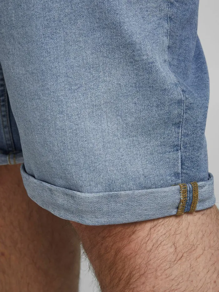 Shorts JACK and JONES Mens RICK ORIGINAL PLUS SIZE DENIM SHORTS Blue Blue Denim Online