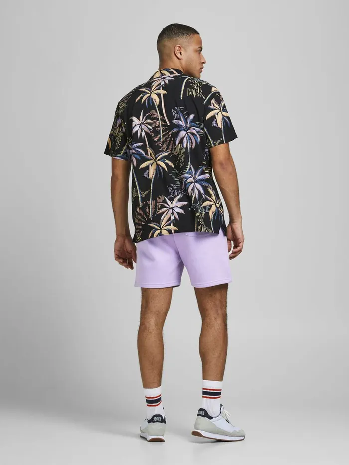 Shorts JACK and JONES Mens SOLID SWEAT SHORTS Pastel Lavender Near Me
