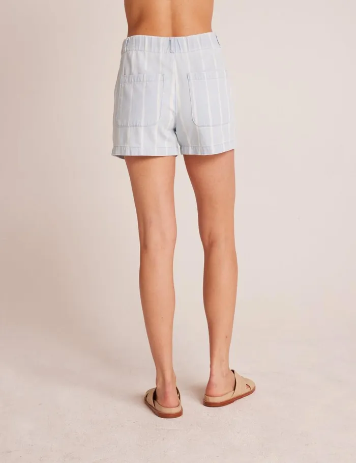 Shorts Women Bella Dahl Elle Playa Trouser Short 8211 Bleach Stripe Wash Shorts Women Bella Dahl Elle Playa Trouser Short 8211 Bleach Stripe Wash