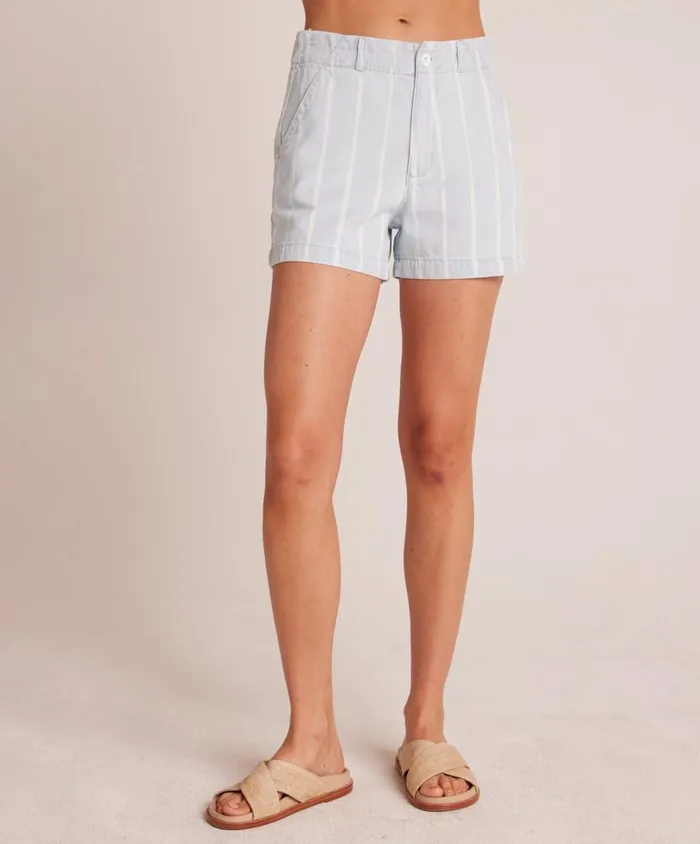 Shorts Women Bella Dahl Elle Playa Trouser Short 8211 Bleach Stripe Wash Shorts Women Bella Dahl Elle Playa Trouser Short 8211 Bleach Stripe Wash