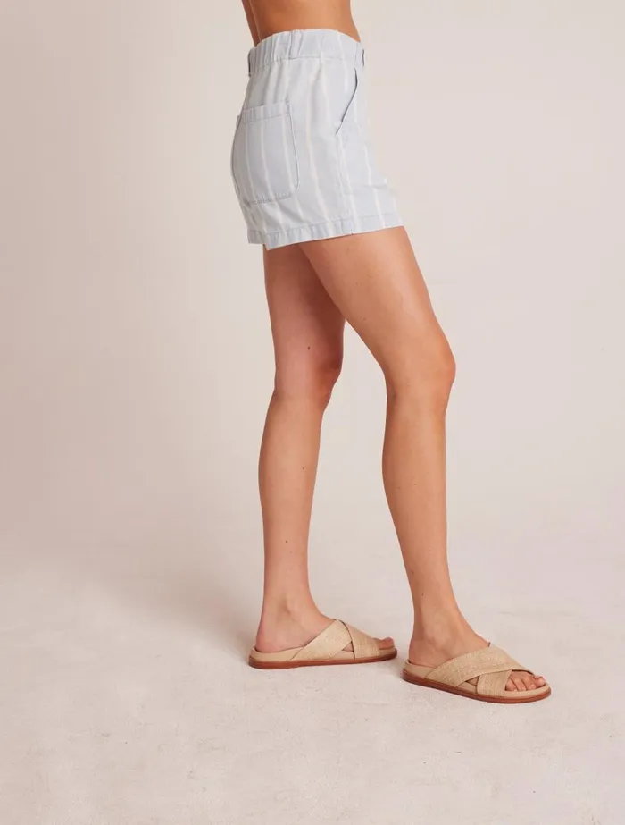 Shorts Women Bella Dahl Elle Playa Trouser Short 8211 Bleach Stripe Wash Shorts Women Bella Dahl Elle Playa Trouser Short 8211 Bleach Stripe Wash