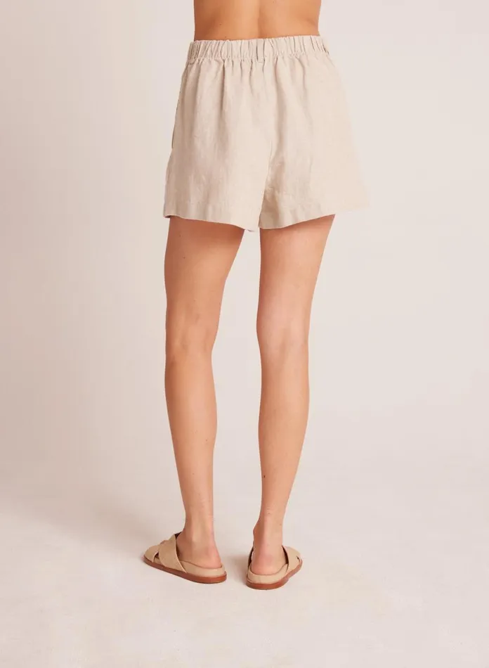 Shorts Women Bella Dahl Pleat Front Trouser Short 8211 Linen Sand Shorts Women Bella Dahl Pleat Front Trouser Short 8211 Linen Sand