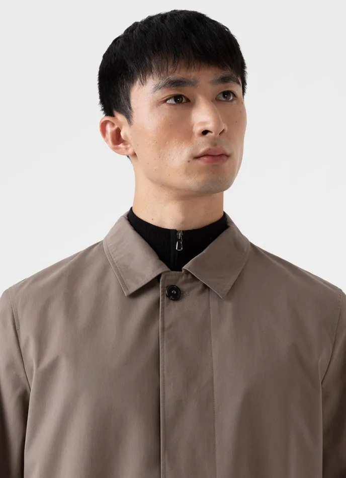Showerproof Cotton Mac Dark Stone Men SUNSPEL Jackets and Coats