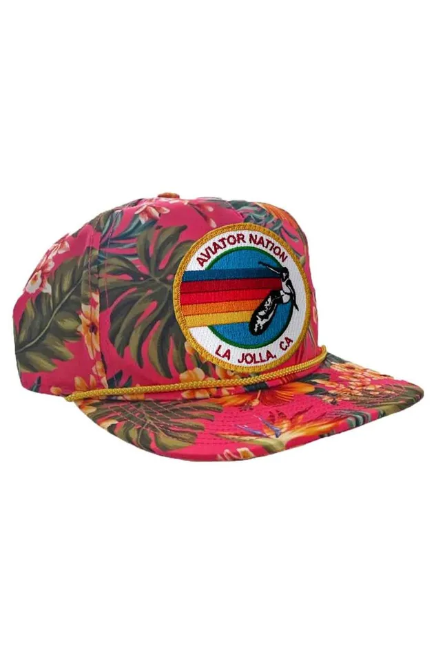 Signature La Jolla Vintage Safari Twill Low Rise Trucker WomenMen Aviator Nation Trucker Hats