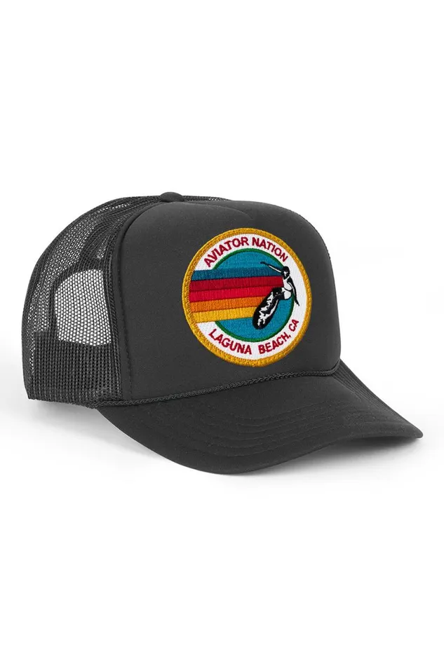 Signature Laguna Beach Logo 8211 Vintage Trucker Hat Kids Aviator Nation Trucker Hats