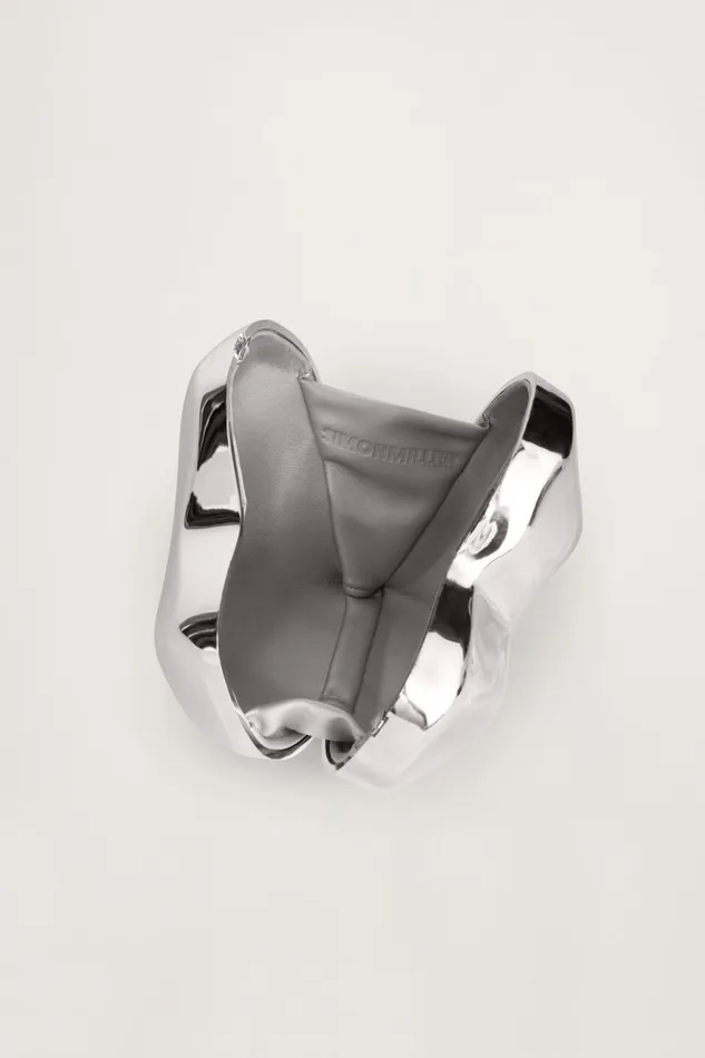 Simon Miller Bags Women Molded Heart Bag In Silver Simon Miller Bags Women Molded Heart Bag In Silver