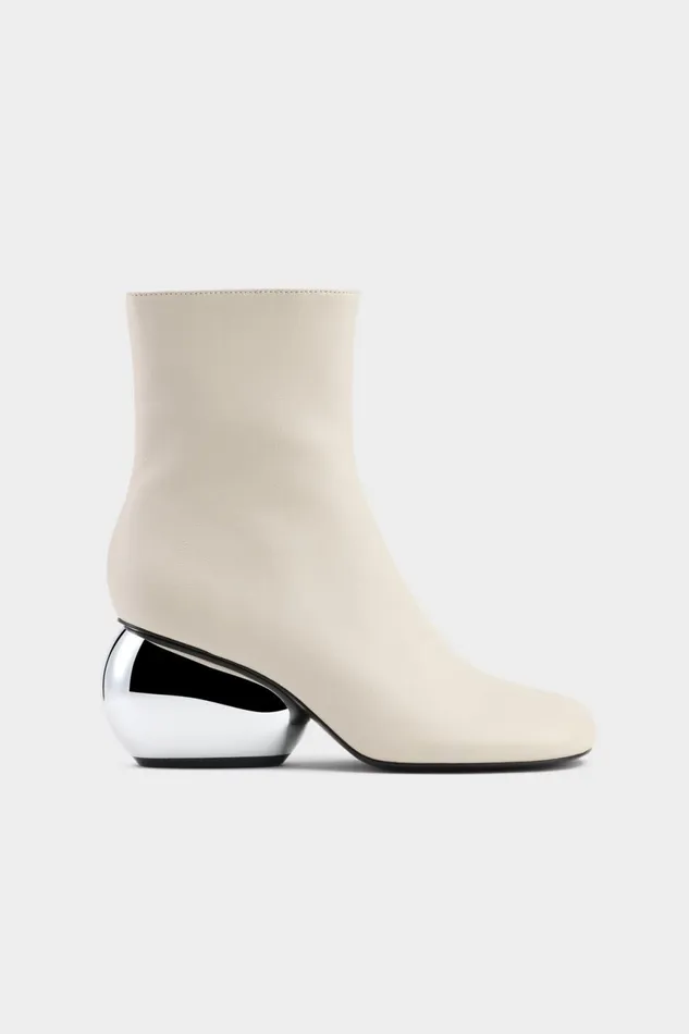 Simon Miller Boots Women Moderno Ankle Boot In Macadamia Cow Suede