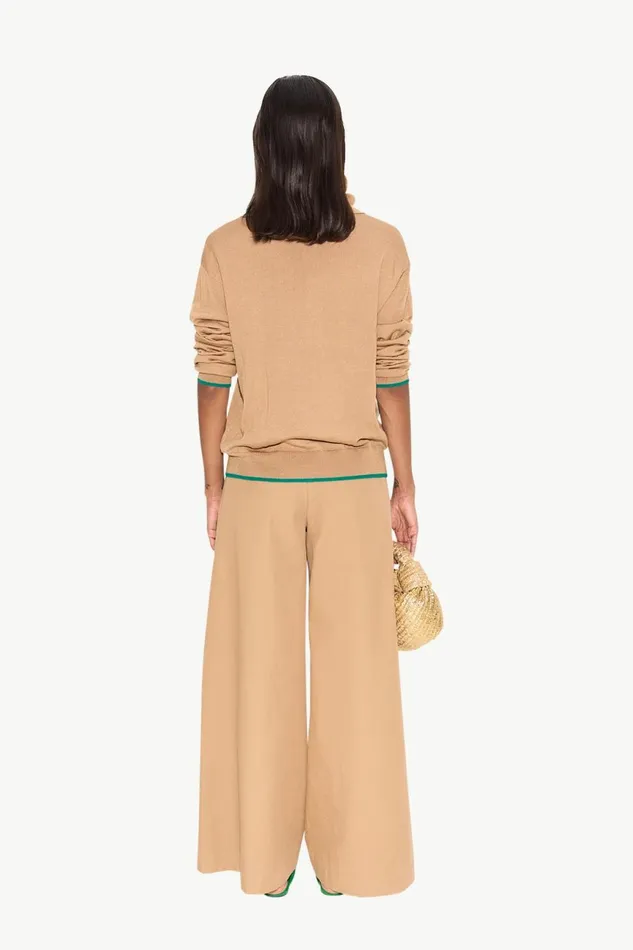 Simon Miller Bottoms Women Thorne Twill Pant In Khaki Cotton Simon Miller Bottoms Women Thorne Twill Pant In Khaki Cotton
