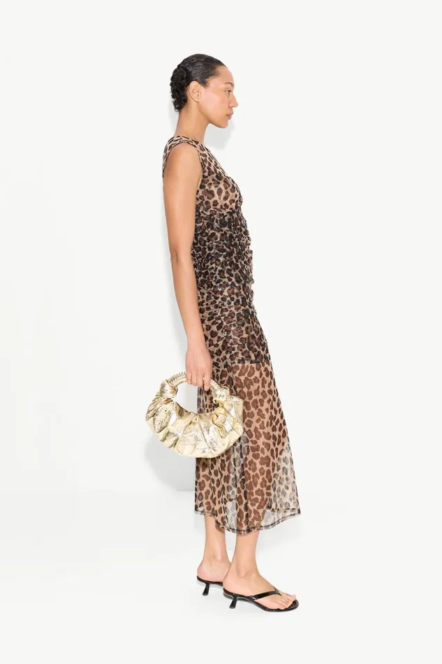 Simon Miller Dresses Women Kinny Mesh Dress In Cheetah Simon Miller Dresses Women Kinny Mesh Dress In Cheetah