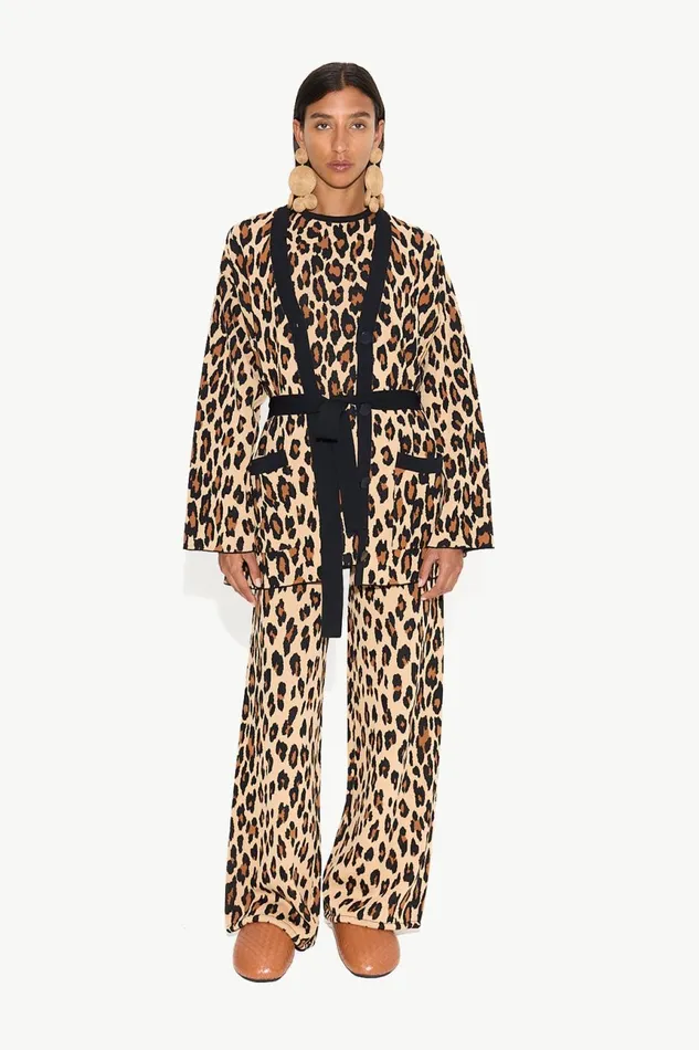Simon Miller Knitwear Women Knits By Jabber Pant In Cheetah