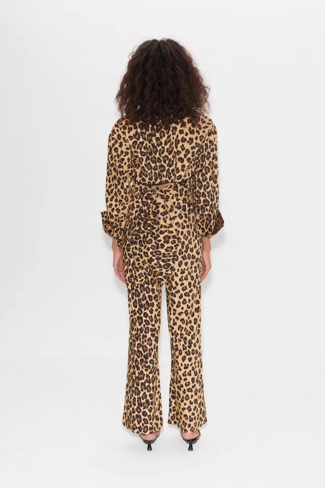 Simon Miller Sets Women Pia Poplin Pant In Cheetah Cotton Simon Miller Sets Women Pia Poplin Pant In Cheetah Cotton