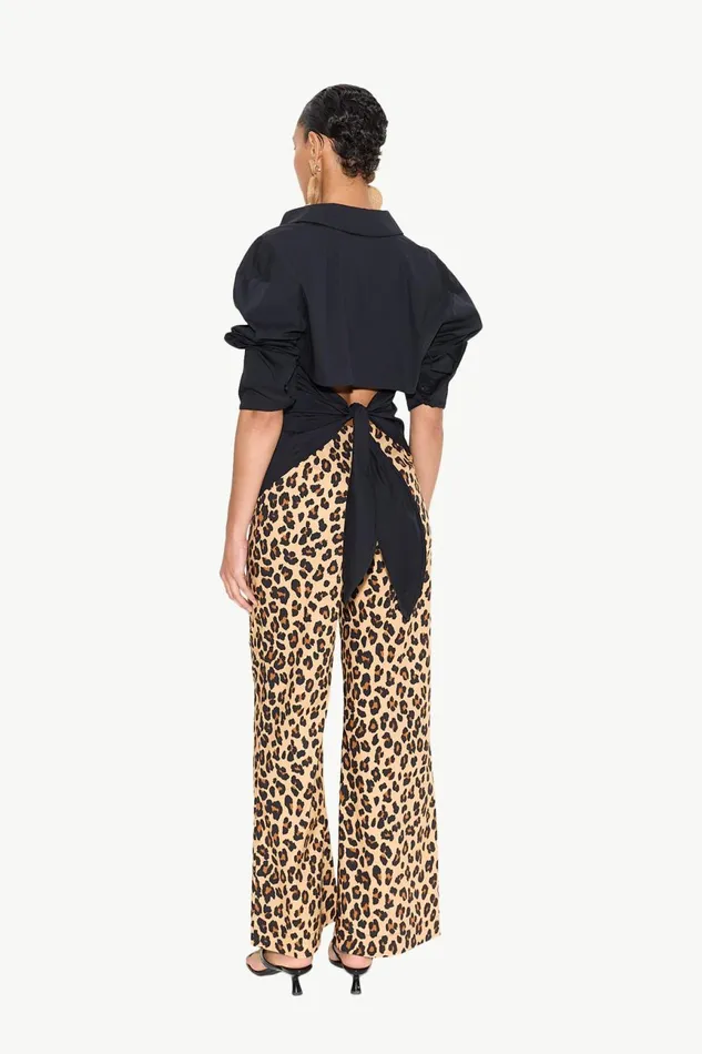 Simon Miller Sets Women Pia Poplin Pant In Cheetah Cotton Simon Miller Sets Women Pia Poplin Pant In Cheetah Cotton