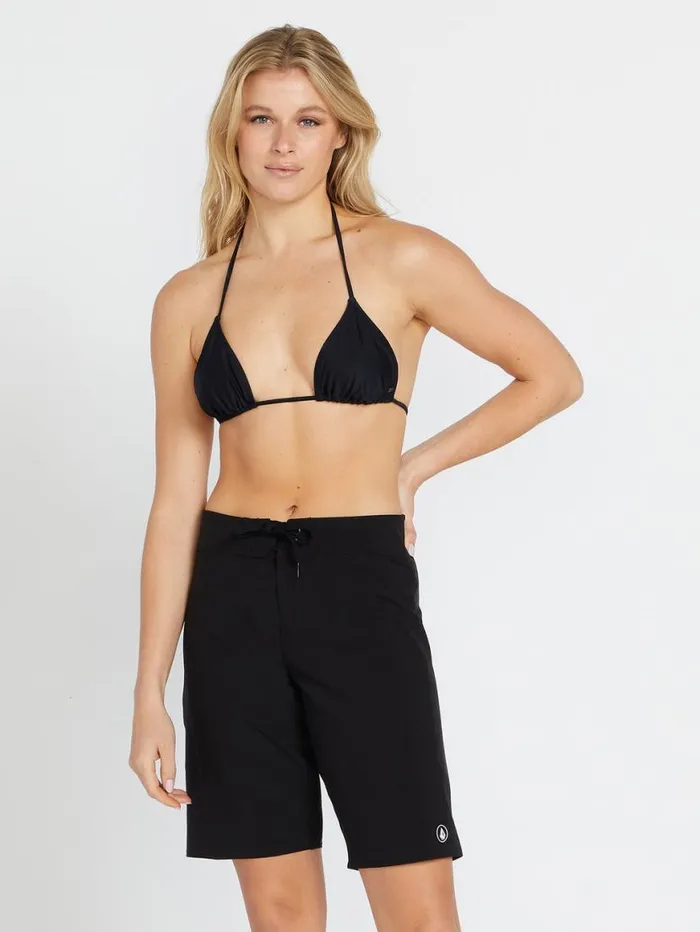 Simply Solid Boardshort 8211 Black Womens Volcom Swim