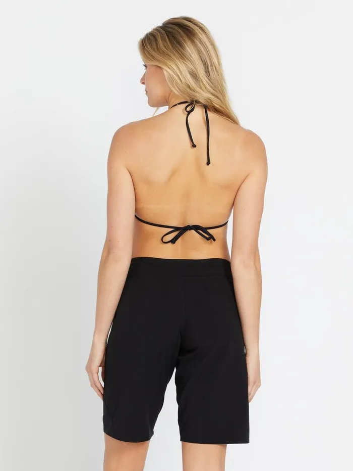 Simply Solid Boardshort 8211 Black Womens Volcom Swim