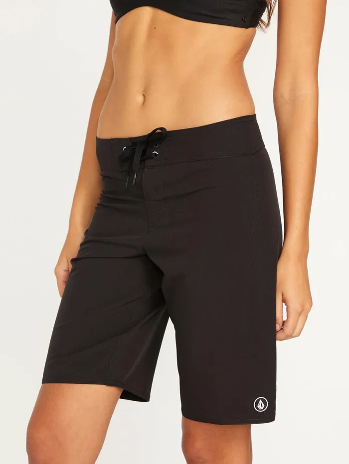 Simply Solid Boardshort 8211 Black Womens Volcom Swim