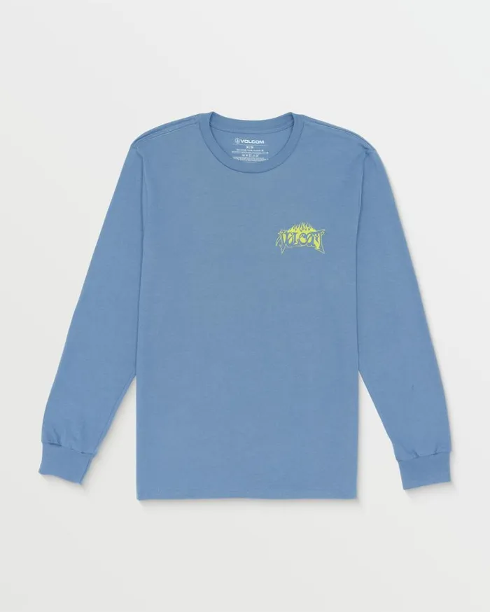 Sizzle Peak Long Sleeve Tee 8211 Blueberry Mens Volcom TShirts and Tanks