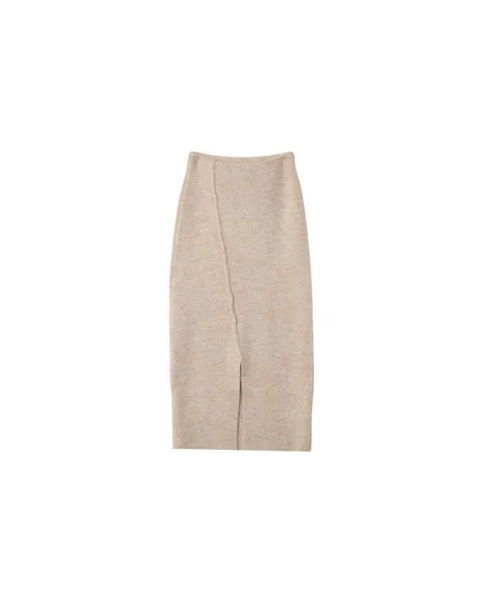 SKIRT BEIGE NASTIA Shop Grace and Mila Midi Skirts