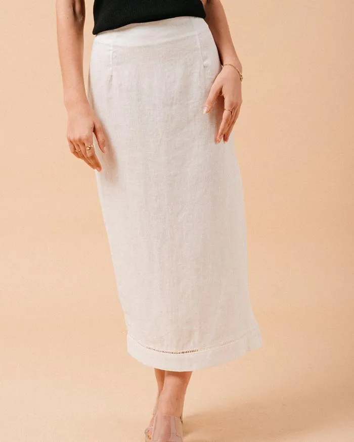 SKIRT ECRU MERITE Shop Grace and Mila Midi Skirts