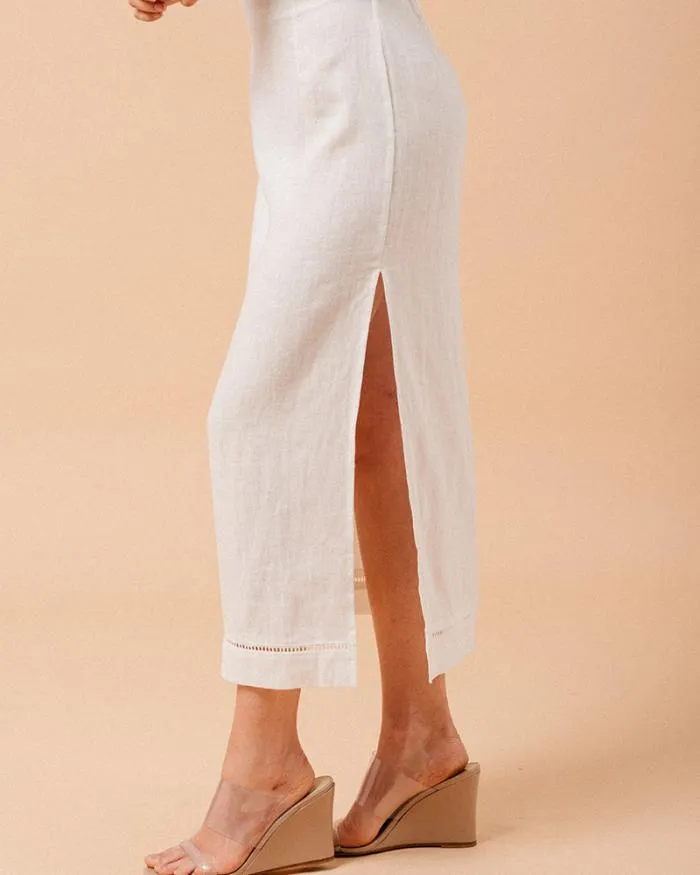 SKIRT ECRU MERITE Shop Grace and Mila Midi Skirts
