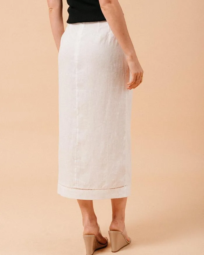 SKIRT ECRU MERITE Shop Grace and Mila Midi Skirts