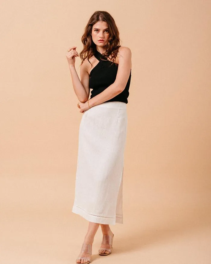 SKIRT ECRU MERITE Shop Grace and Mila Midi Skirts