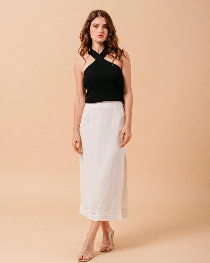 SKIRT ECRU MERITE Shop Grace and Mila Midi Skirts