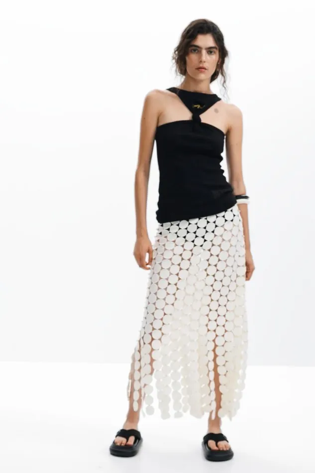 Skirts And Shorts Women Desigual Catwalk Skirt White