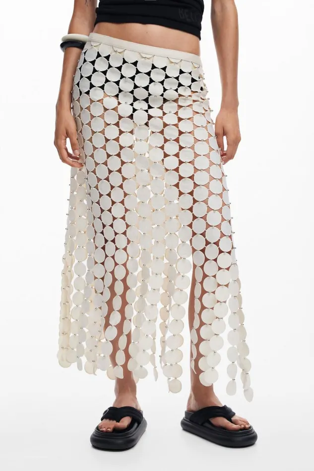 Skirts And Shorts Women Desigual Catwalk Skirt White