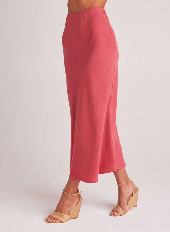 Skirts Women Bella Dahl Bias Midi Skirt 8211 Riviera Red Skirts Women Bella Dahl Bias Midi Skirt 8211 Riviera Red