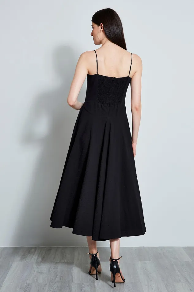 Sleeveless Dresses Women Elie Tahari Sweetheart Midi Dress Noir