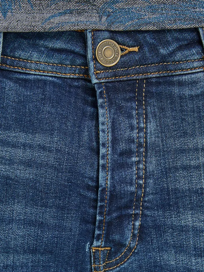 Slim and Straight Jeans JACK and JONES Mens TIM ORIGINAL AGI 005 SLIMSTRAIGHT FIT JEANS Blue Blue Denim