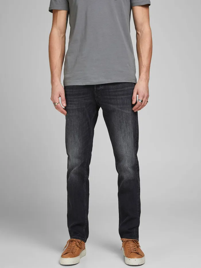 Slim and Straight Jeans JACK and JONES Mens TIM ORIGINAL AM 785 SLIMSTRAIGHT FIT JEANS Black Black Denim Slim and Straight Jeans JACK and JONES Mens TIM ORIGINAL AM 785 SLIMSTRAIGHT FIT JEANS Black Black Denim