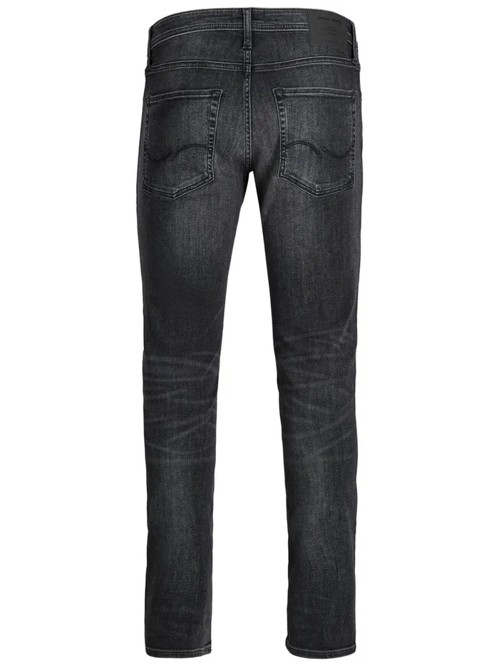 Slim and Straight Jeans JACK and JONES Mens TIM ORIGINAL AM 785 SLIMSTRAIGHT FIT JEANS Black Black Denim