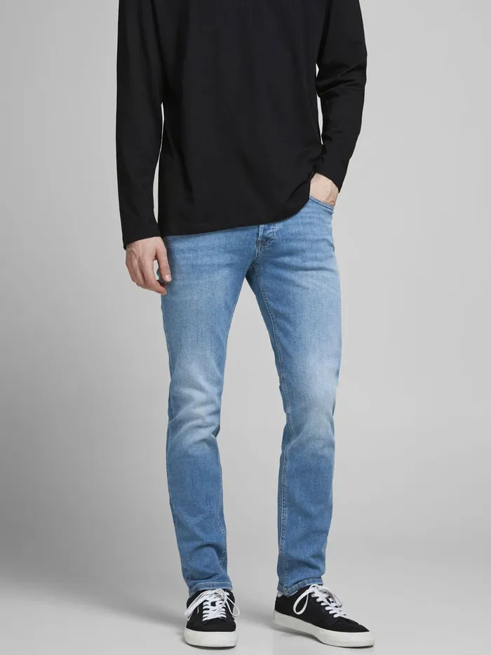 Slim and Straight Jeans JACK and JONES Mens TIM ORIGINAL AM 786 SLIMSTRAIGHT FIT JEANS Blue Blue Denim Slim and Straight Jeans JACK and JONES Mens TIM ORIGINAL AM 786 SLIMSTRAIGHT FIT JEANS Blue Blue Denim