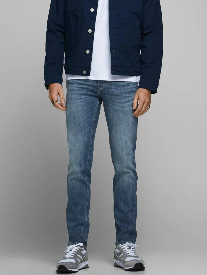 Slim and Straight Jeans JACK and JONES Mens TIM ORIGINAL JJ 255 SLIMSTRAIGHT FIT JEANS Blue Blue Denim Slim and Straight Jeans JACK and JONES Mens TIM ORIGINAL JJ 255 SLIMSTRAIGHT FIT JEANS Blue Blue Denim