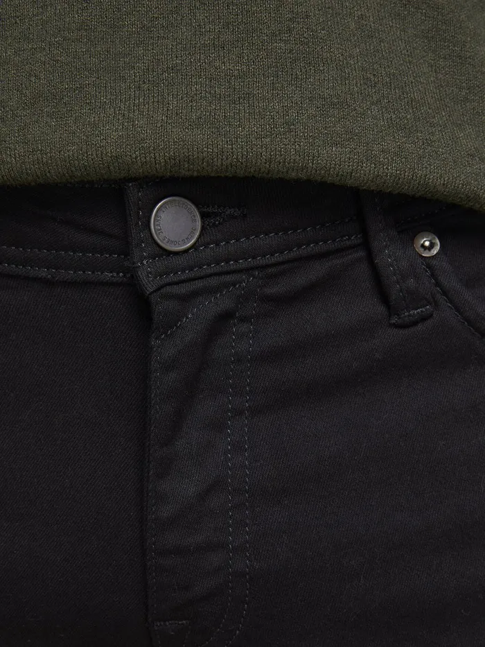 Slim Jeans JACK and JONES Mens GLENN FELIX AM 046 SLIM FIT JEANS Black Black Denim